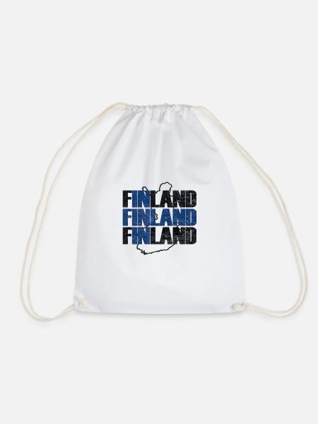 Finnland - Turnbeutel - Weiß