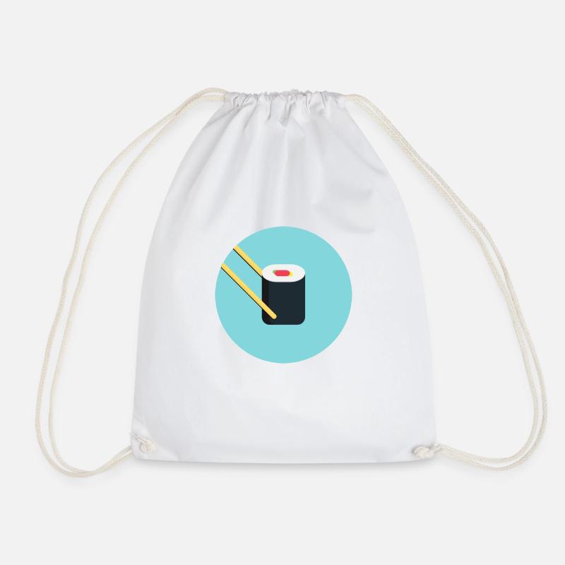 Sushi japan - Drawstring Bag - white