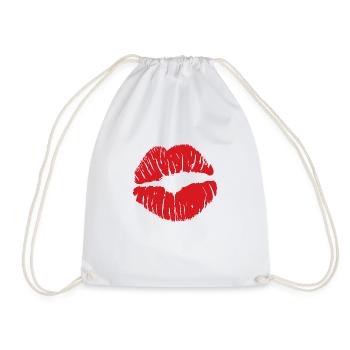 Kisses de - Turnbeutel - Weiß - Vorne