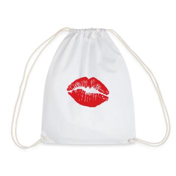 Kisses de - Turnbeutel - Weiß - Vorne