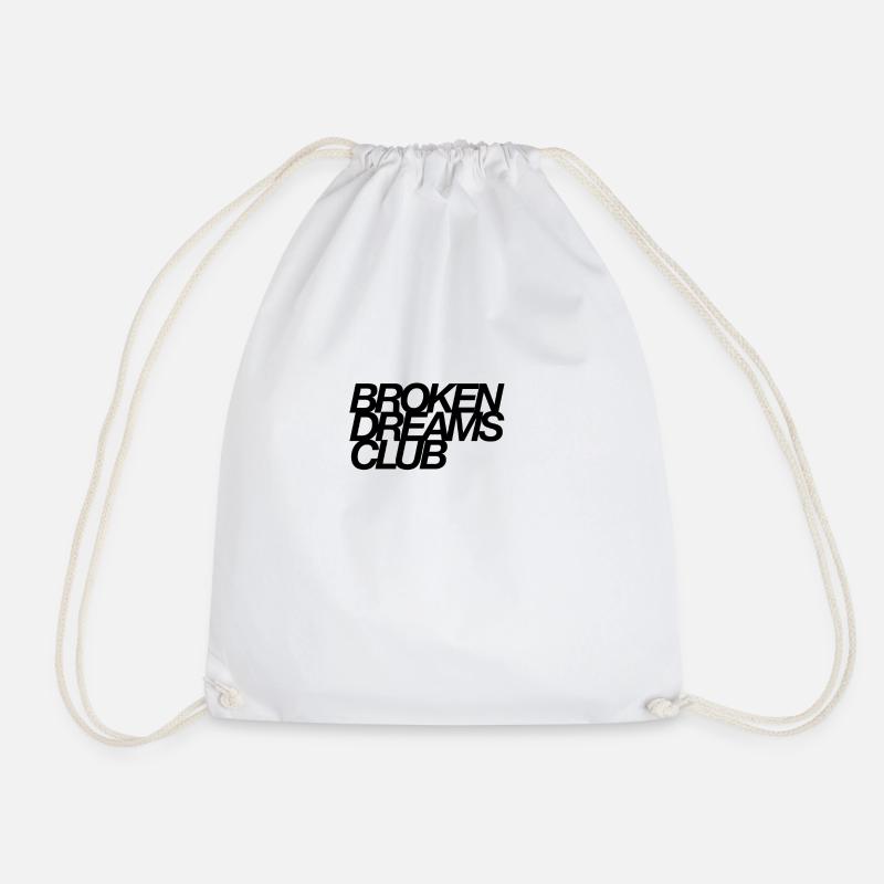 Broken dreams - Drawstring Bag - white