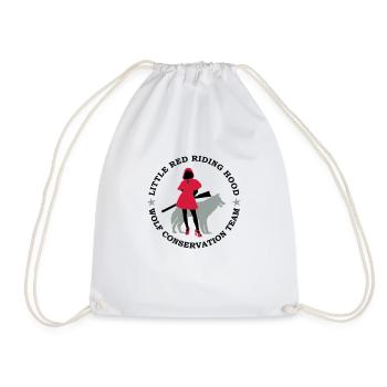 Wolf conservation team - Drawstring Bag - white - Front
