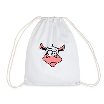 Kuh Kuh kuh Vaca mucca 22114 - Turnbeutel - Weiß - Vorne