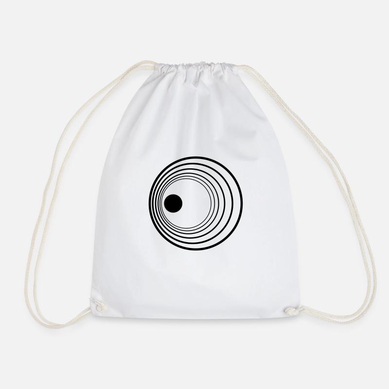 doppler effect - Drawstring Bag - white