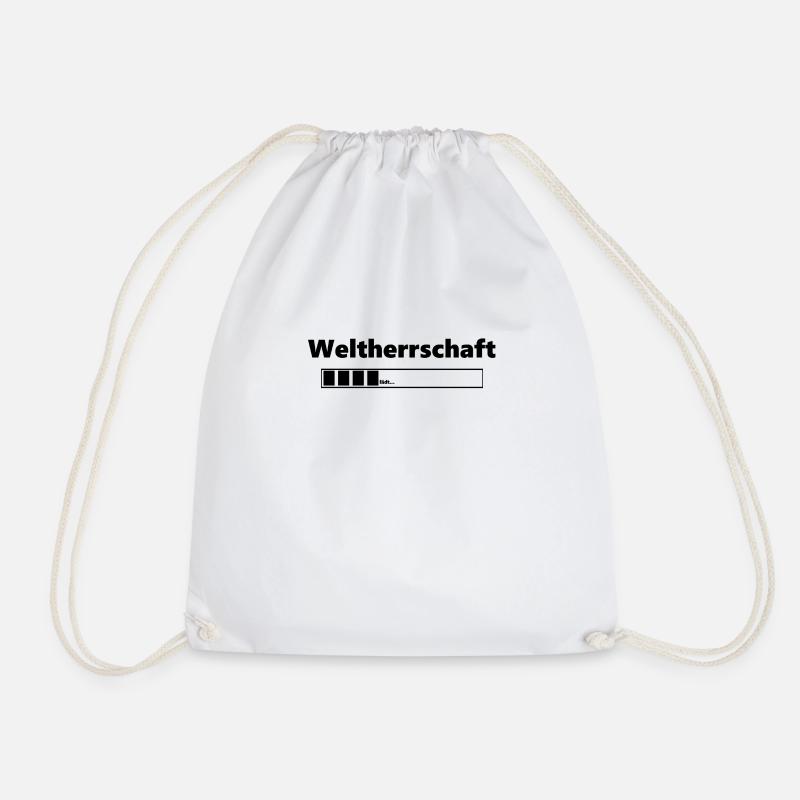 World Domination Loads - Drawstring Bag - white