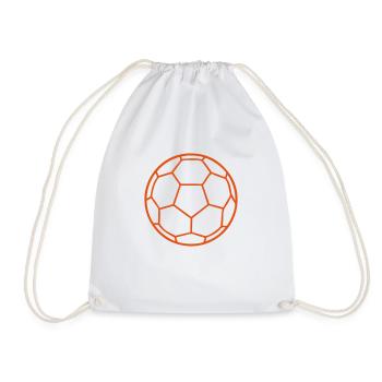 ballon handball - Sac de sport léger - blanc - Devant