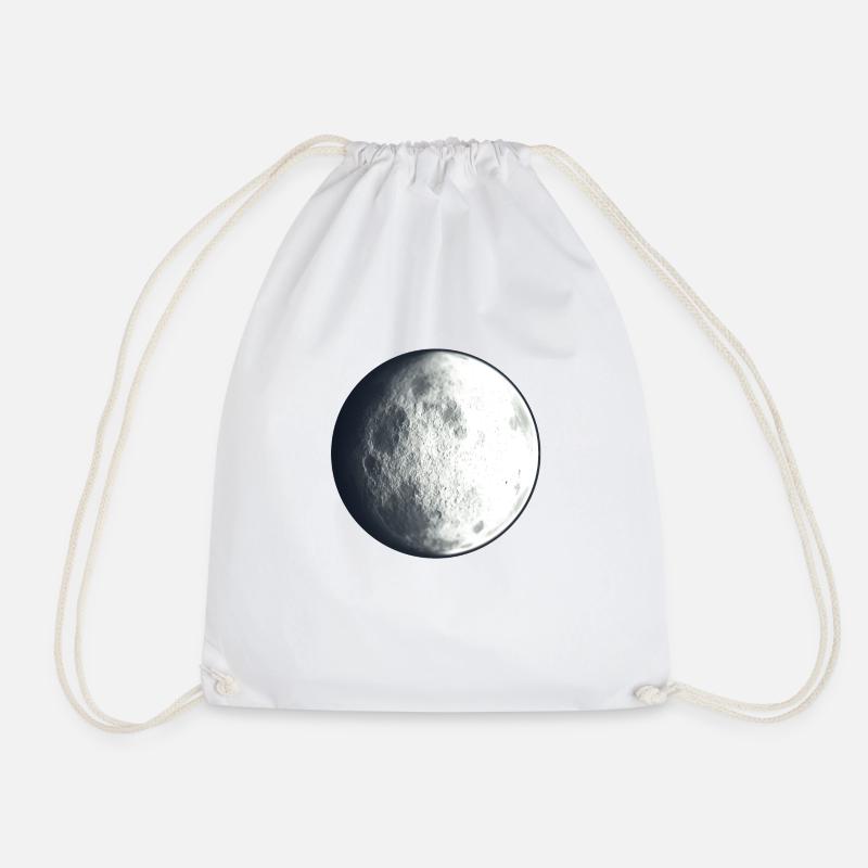 Mond - Turnbeutel - Weiß