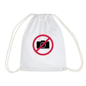 Pas Photographie / / faire contre Photo / / - Sac de sport léger - blanc - Devant