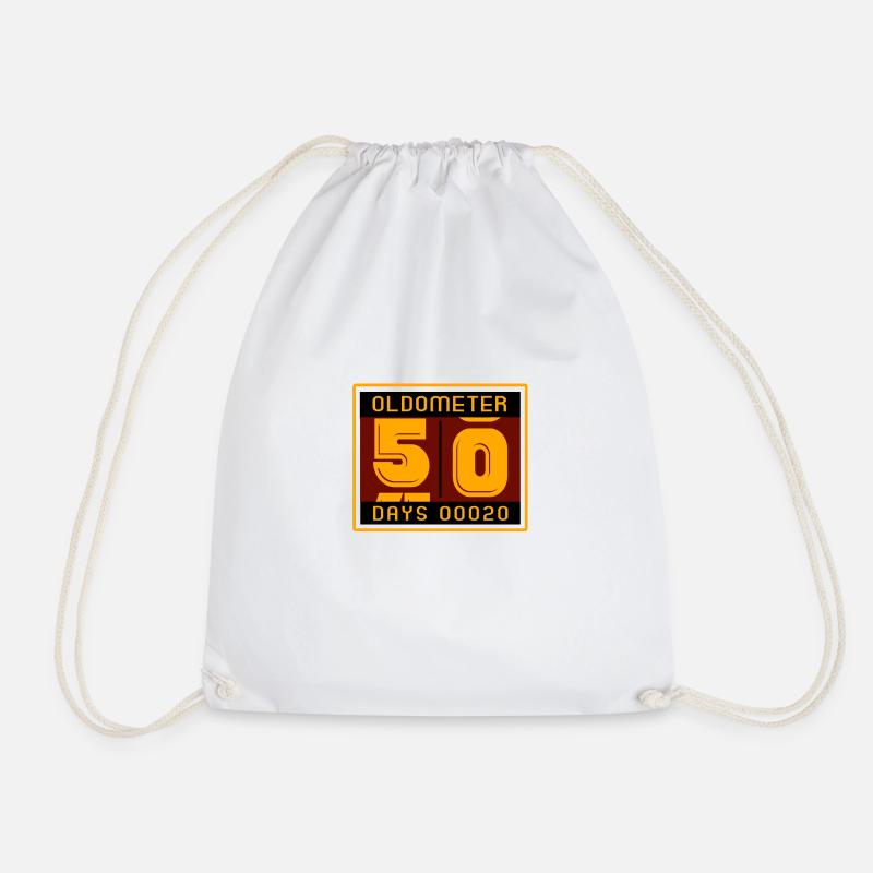 Oldometer, indicateur d'âge - Sac de sport léger - blanc