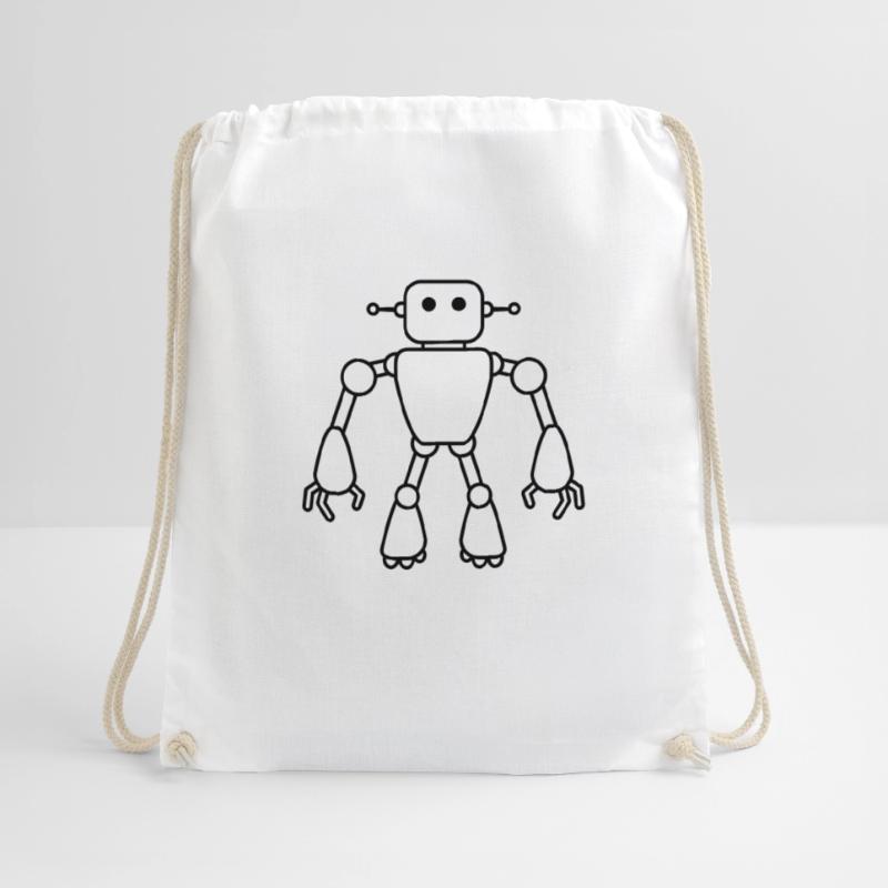 Robot Man Turnbeutel