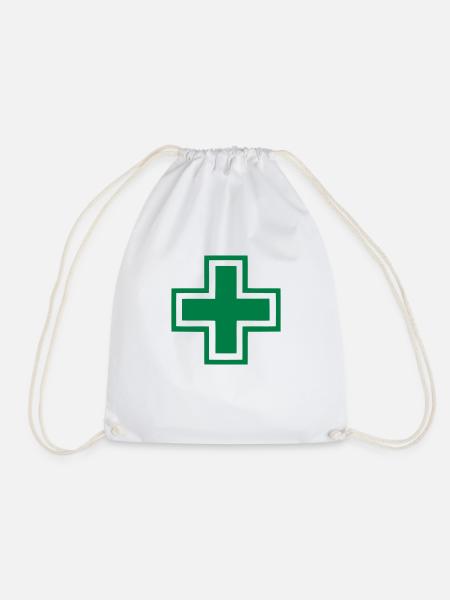 croix verte pharmacie pour pharmacien - Sac de sport léger - blanc