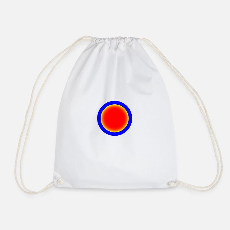 Dot - Drawstring Bag - white