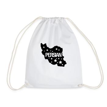 persian_ko1 - Turnbeutel - Weiß - Vorne