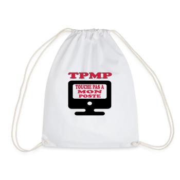 Touche pas à mon poste - Sac de sport léger - blanc - Devant