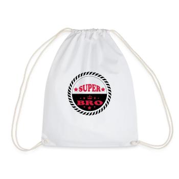 Super bro 111 - Turnbeutel - Weiß - Vorne