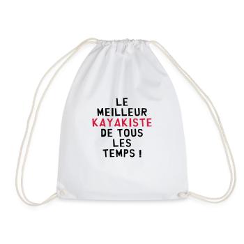 Canoë / Canoéiste / Kayak / Kayakiste / Sport - Sac de sport léger - blanc - Devant
