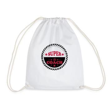 Super coach - Turnbeutel - Weiß - Vorne