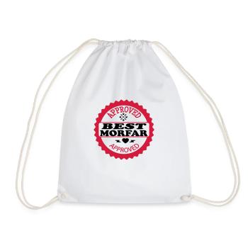 Approved best morfar - Sac de sport léger - blanc - Devant