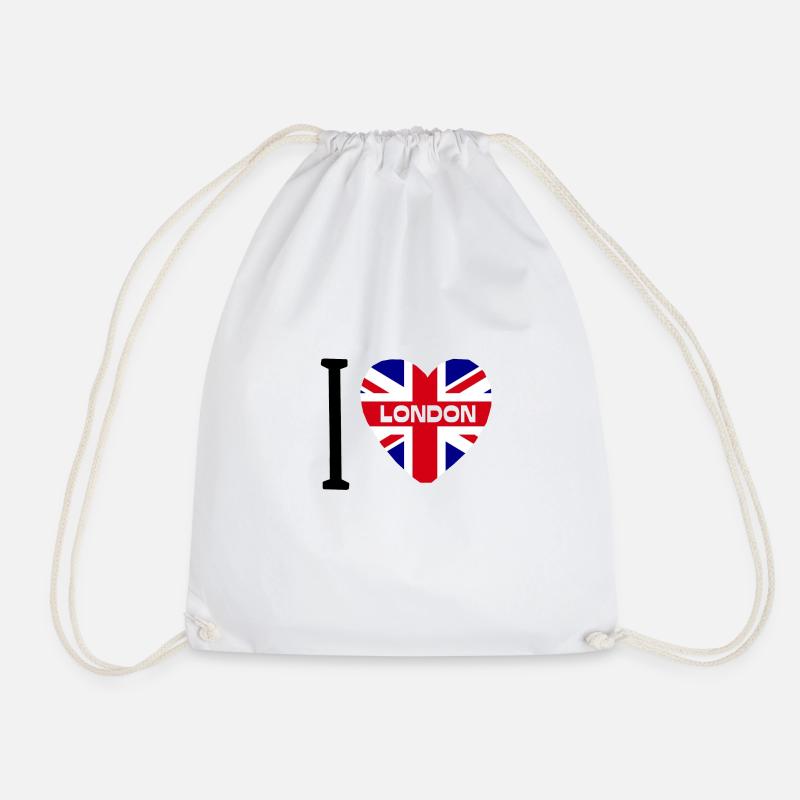 I love London - Los Ds - Drawstring Bag - white