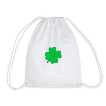 Trèfle à quatre feuilles - Sac de sport léger - blanc - Devant