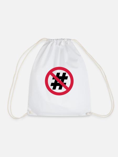 hashtag - Sac de sport léger - blanc