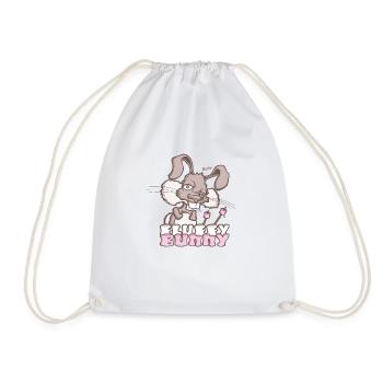 Fluffy Bunny - Sac de sport léger - blanc - Devant