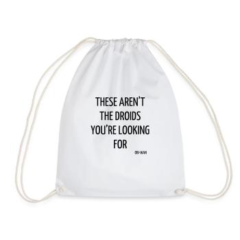 Serie TV - Television - Quotes - Citation - Zitat - Drawstring Bag - white - Front