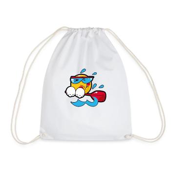 Smiley Rowing - Sac de sport léger - blanc - Devant