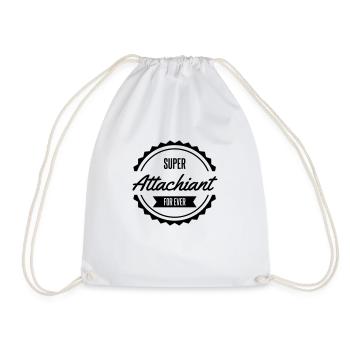 super attachiant anniversaire noël - Sac de sport léger - blanc - Devant