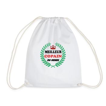 Meilleur copain du monde - Sac de sport léger - blanc - Devant