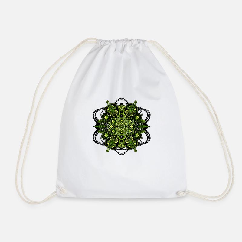 ROBOT ALIEN - Drawstring Bag - white