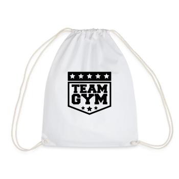 équipe gym manteau d'entraînement gym bête mode co - Sac de sport léger - blanc - Devant