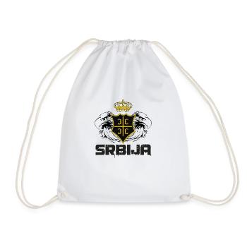 Srbija - Turnbeutel - Weiß - Vorne