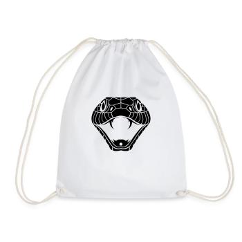 snake_001 - Sac de sport léger - blanc - Devant