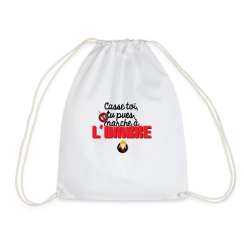 Marche à l'ombre - Sac de sport léger - blanc - Devant