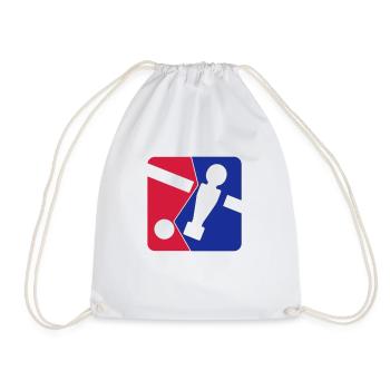 Kicker League - Drawstring Bag - white - Front