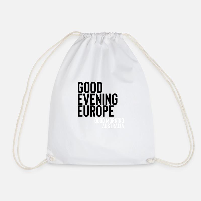 Eurovision - Drawstring Bag - white