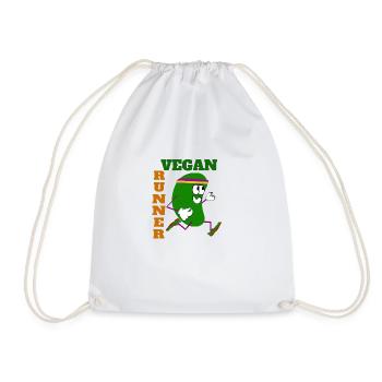 Vegan Runner Bean - Sac de sport léger - blanc - Devant