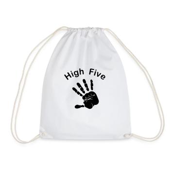 High Five - Turnbeutel - Weiß - Vorne