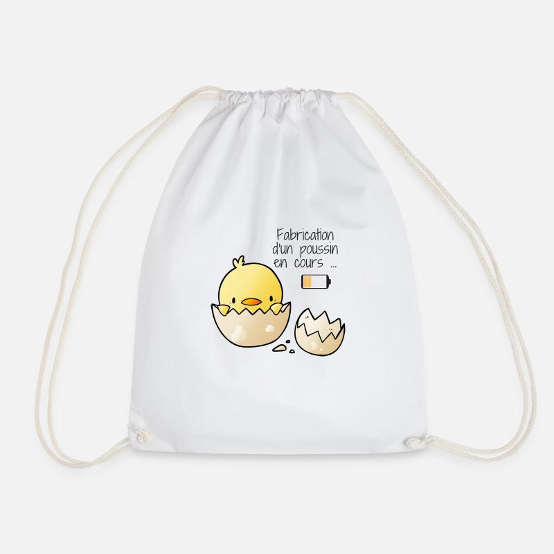Mama T-Shirt Küken machen - Turnbeutel - Weiß