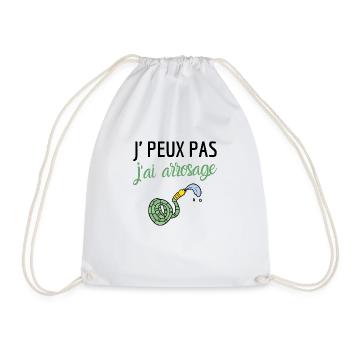 Je peux pas j'ai arrosage jardinage humour - Sac de sport léger - blanc - Devant