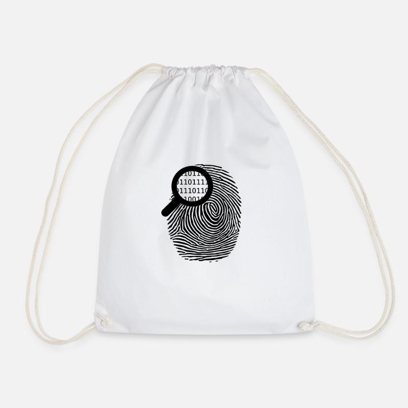 Empreinte digitale - Sac de sport léger - blanc