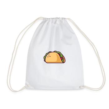 taco - Turnbeutel - Weiß - Vorne