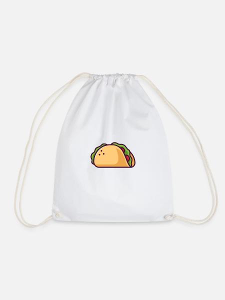 taco - Turnbeutel - Weiß