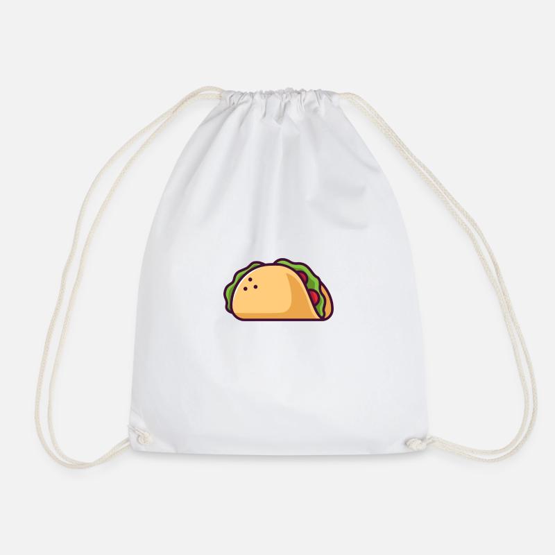 taco - Turnbeutel - Weiß