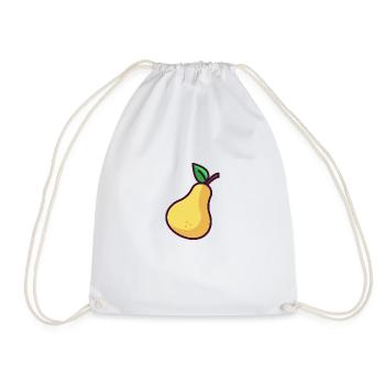 pear - Drawstring Bag - white - Front