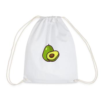 Avocado - Turnbeutel - Weiß - Vorne