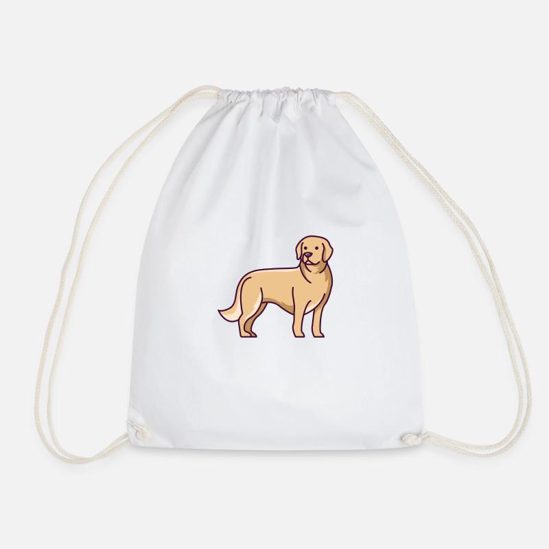 Golden Retriever - Turnbeutel - Weiß