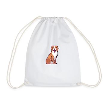 Australian Shepherd - Turnbeutel - Weiß - Vorne