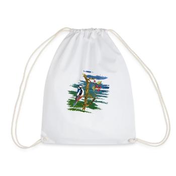 Oiseau - Sac de sport léger - blanc - Devant